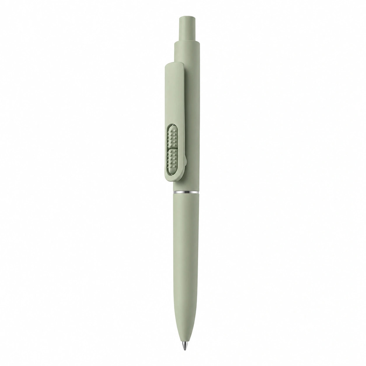 Bolígrafo Retráctil de Punta Fina 0.7mm Verde Claro
