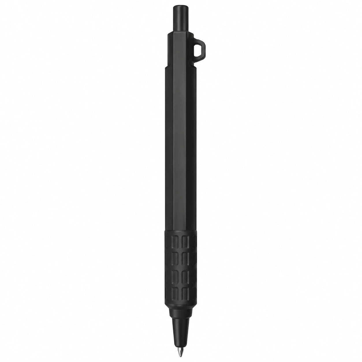Bolígrafo Retráctil Negro Clip Ergonómico 0.5mm