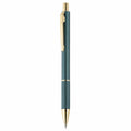 Bolígrafo Azul Marino con Detalles Dorados, Punta Fina 0.5mm