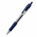 Bolígrafo retráctil azul 0.7mm con clip ergonómico