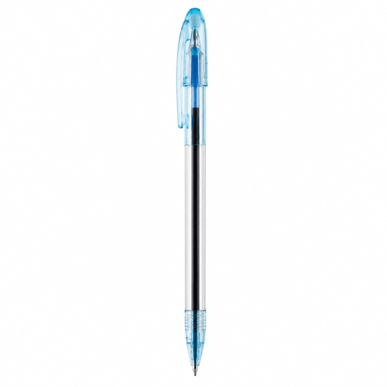 Bolígrafo de tinta azul 0.7mm con diseño ergonómico
