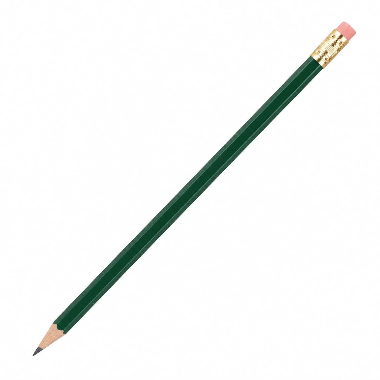 Lápiz Verde con Goma de Borrar