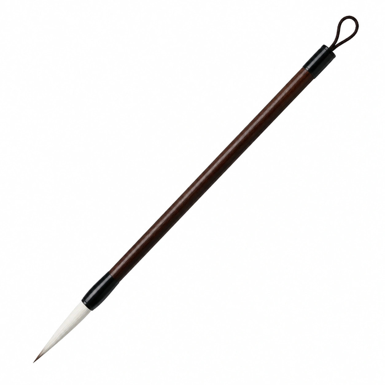 Pincel de Caligrafía Chino con Cerdas Suaves Marrón Oscuro