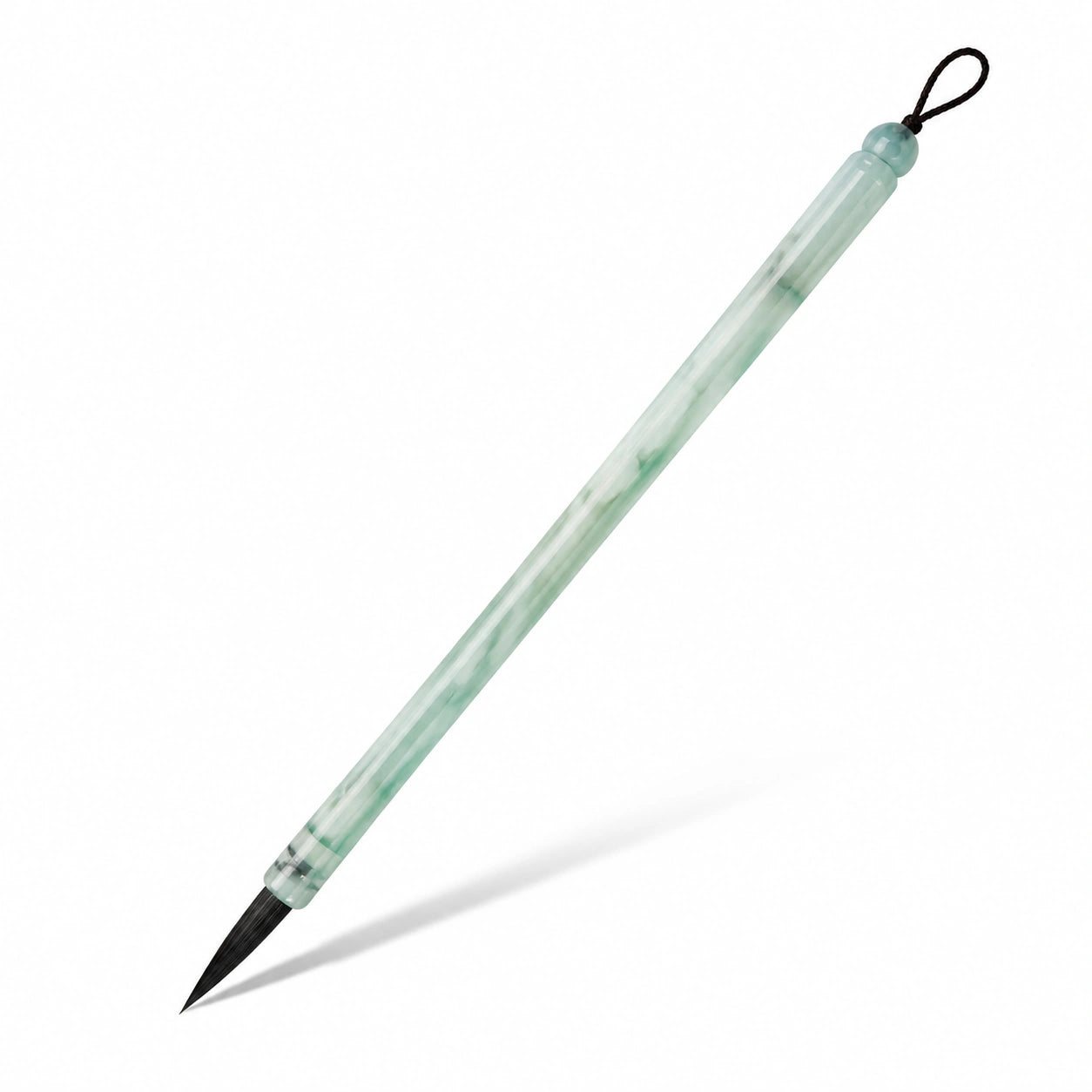 Pincel de Caligrafía Tradicional Verde con Cuerda