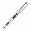 Pluma Estilográfica Transparente con Plumín de Acero Inoxidable y Tinta Recargable