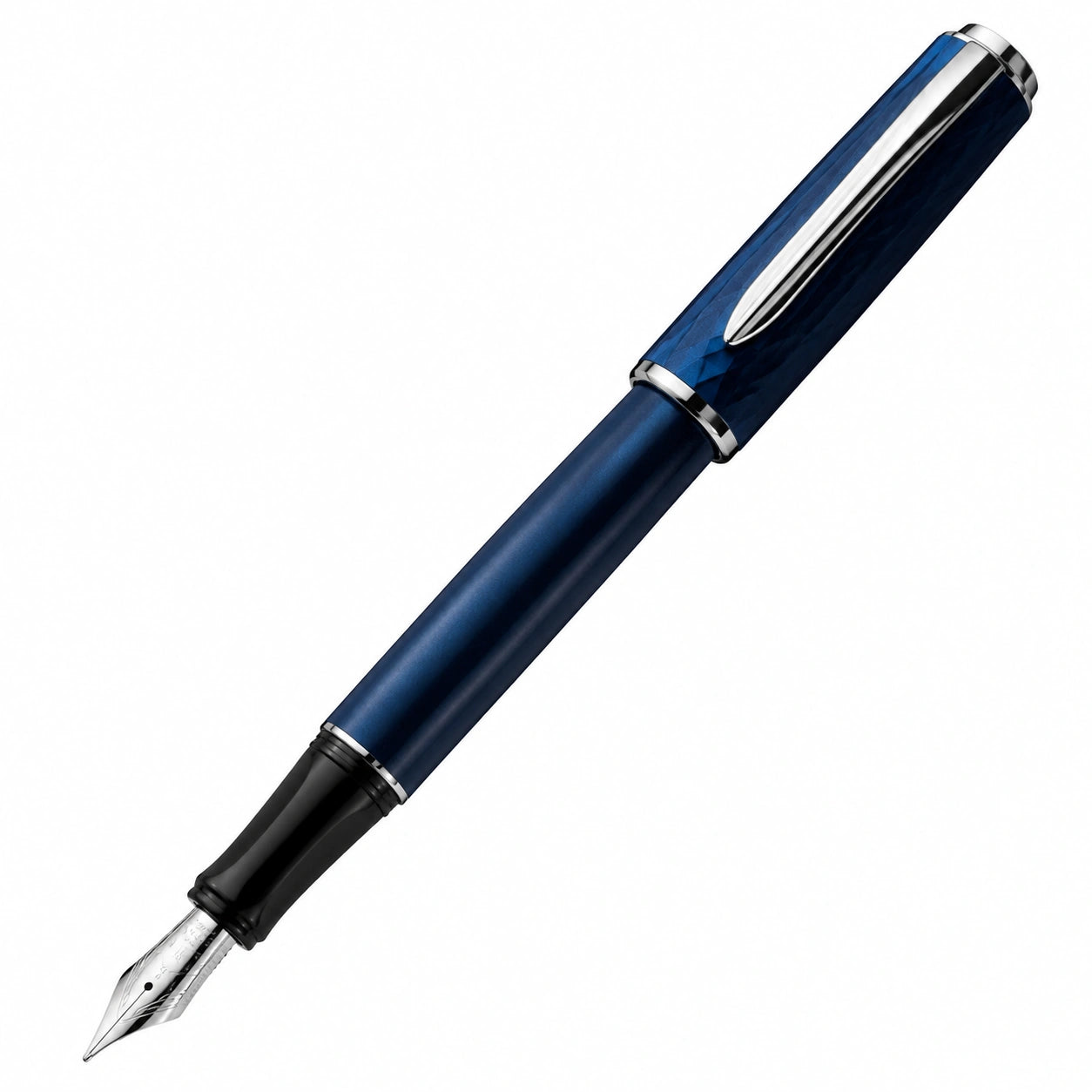 Pluma Estilográfica de Lujo Azul con Plumín Fino