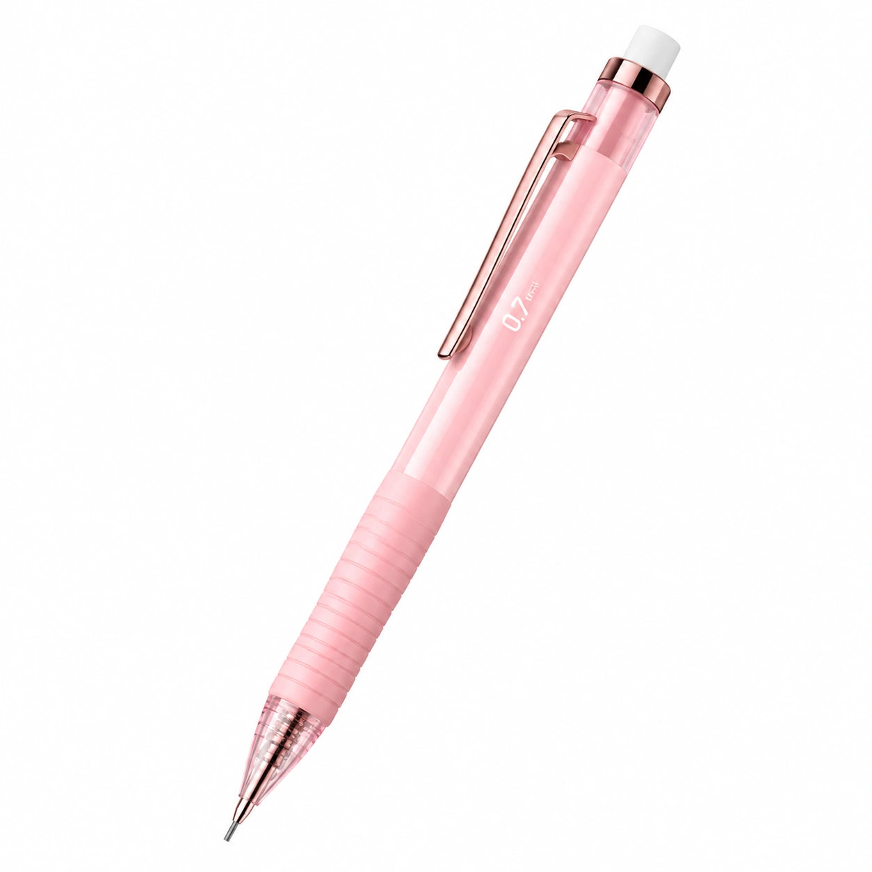 Portaminas Rosa 0.7 mm con Grip Antideslizante