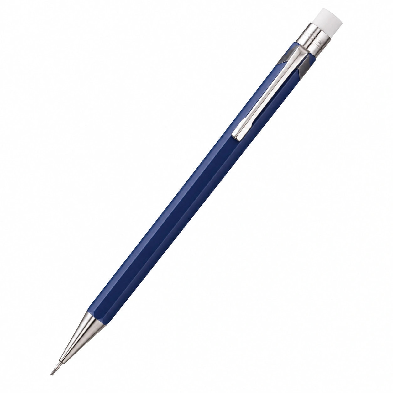 Portaminas automático azul 0.5mm con goma
