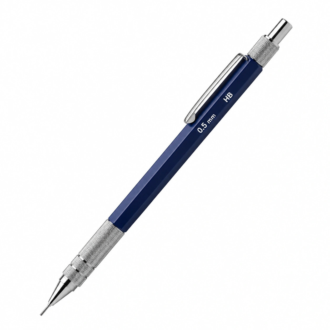 Portaminas Mecánico 0.5 mm Azul con Agarre Antideslizante