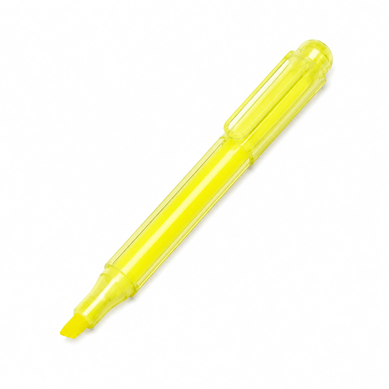 Rotulador Fluorescente Amarillo Punta Biselada