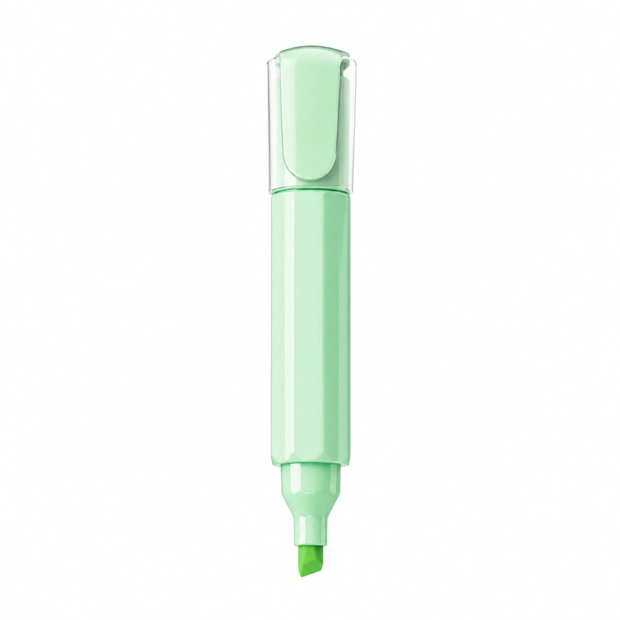 Marcador Fluorescente Verde Claro de 4 mm